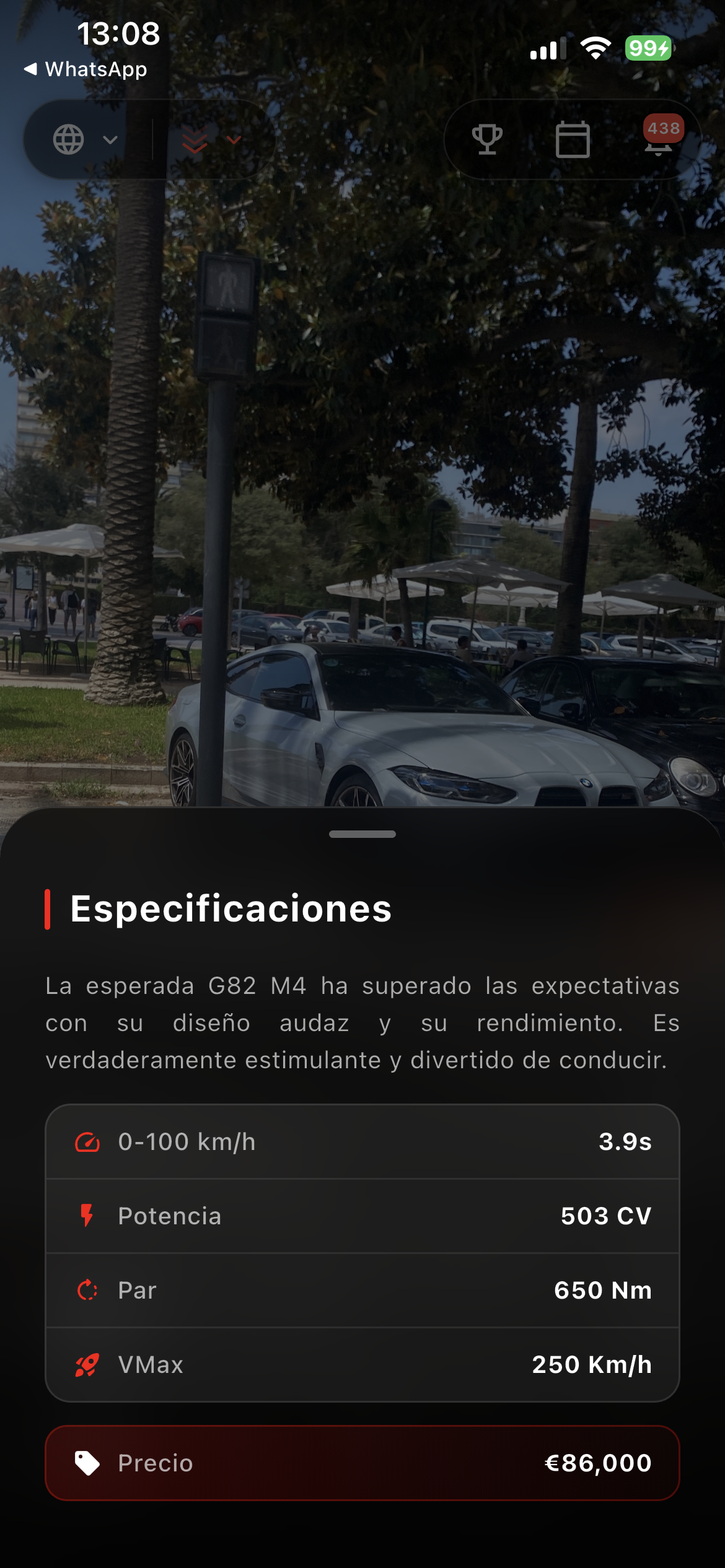 Eventos de automoción cerca del usuario en GTSpotters
